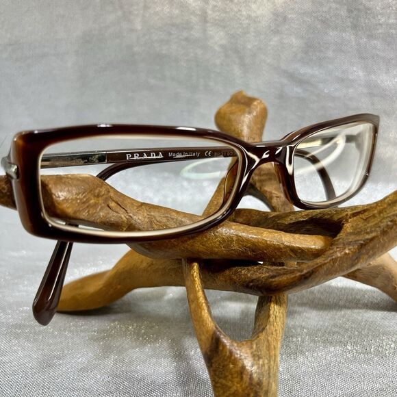 PRADA Frames - VPR 18G 50 16 701-101 135 Made in Italy USED - Picture 2 of 9